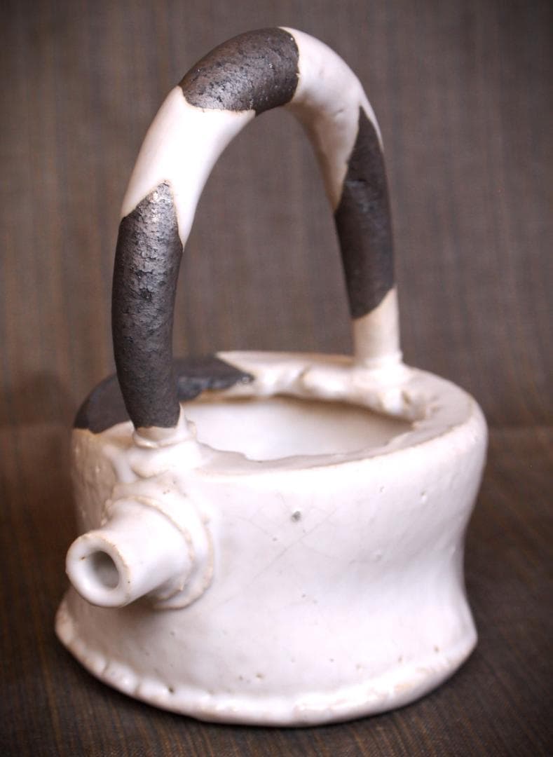 人気作家★石井隆寛【師：隠崎隆一】白釉手付酒注