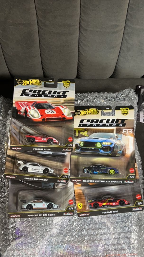ホットウィール Circuit Legends ミニカー5台セット
