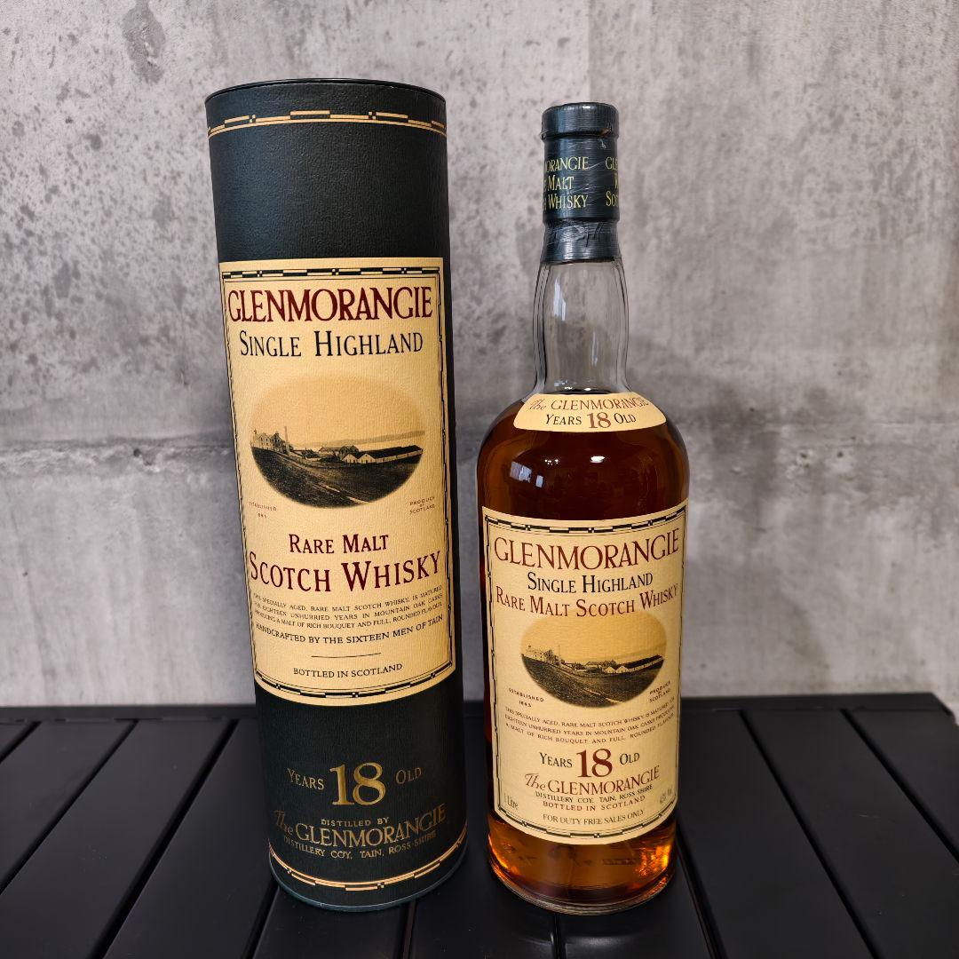 グレンモーレンジィ18年 1000ml シングルモルトウイスキー オールドボトル