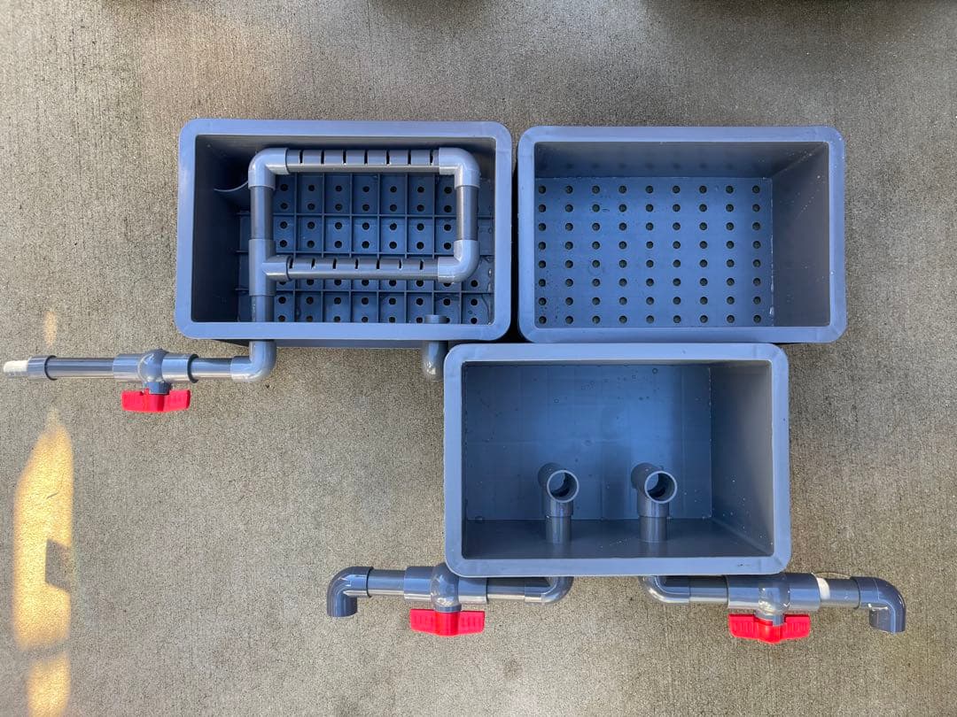 コンパクト小型　水槽池用万能フィルター 外部式飼育濾過器装置25w水中ポンプ付き