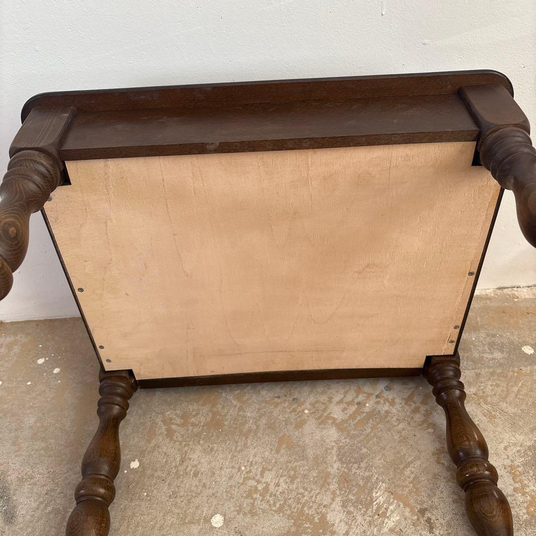 アンティーク　木製座卓 引き出し付き　古道具　骨董