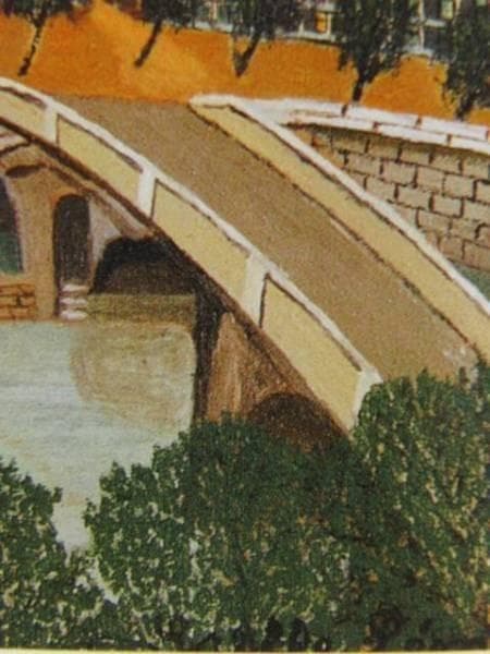 レオン・グリフ、フランス学士院、希少画集画、新品額装付