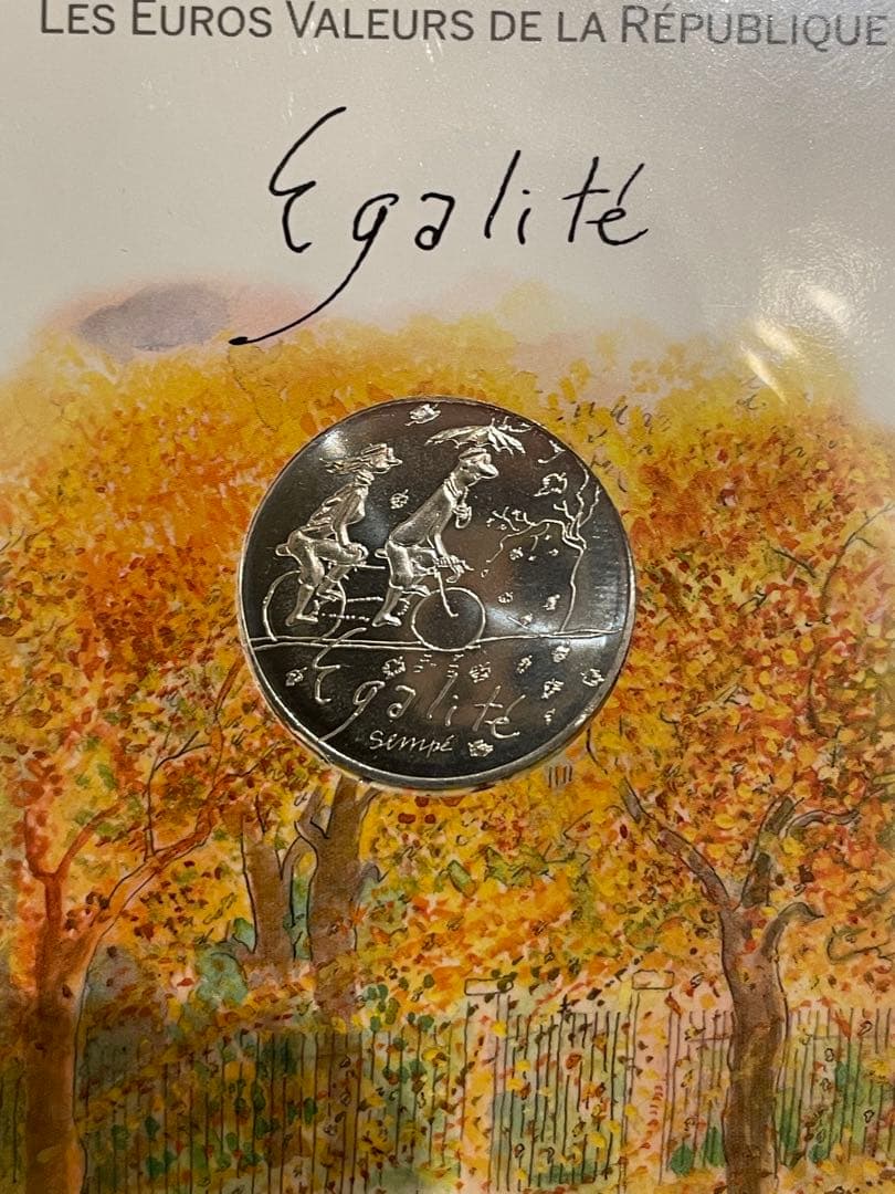 コレクション用 フランス10ユーロ記念銀貨2014年 12枚組(純銀量約70g)