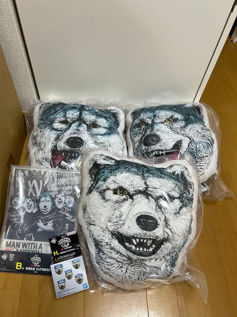 MAN WITH A MISSION 一番くじ クッションなど23点セット