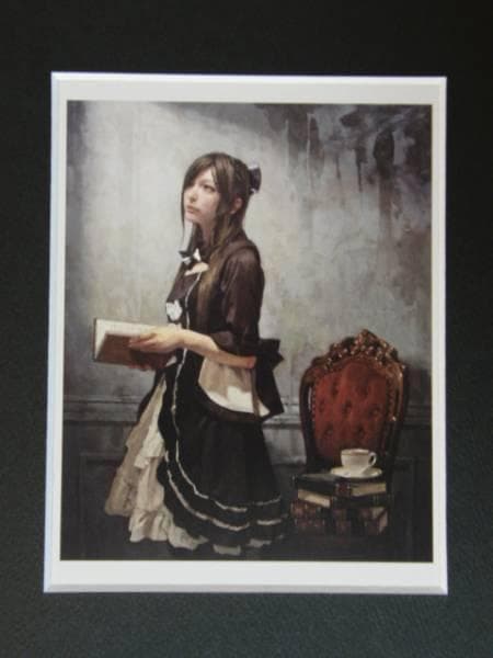 今井　喬裕、精霊の職務、希少画集画、高級新品額・額装付