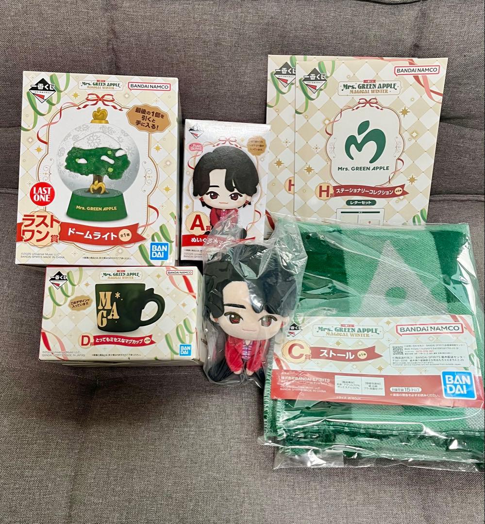 一番くじ　Mrs. GREEN APPLE ACDHラストワン賞まとめ売り