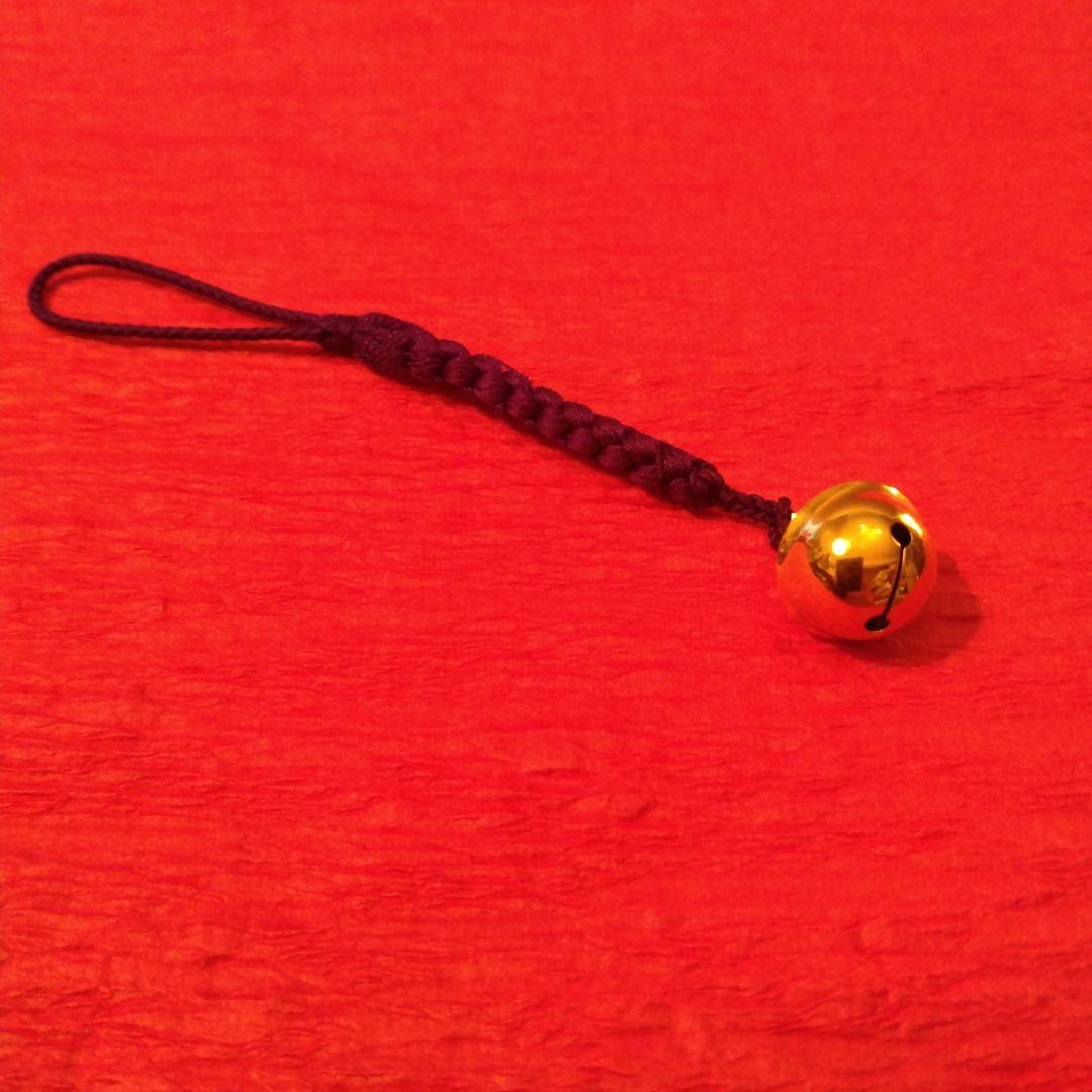 最終値下げ　K18　鈴　根付　ストラップ