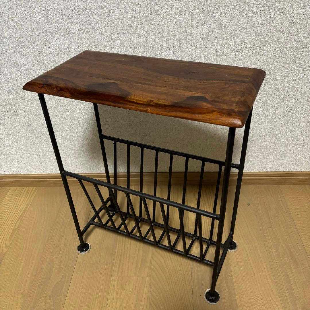 IDÉE アイアン マガジンラック サイドテーブル