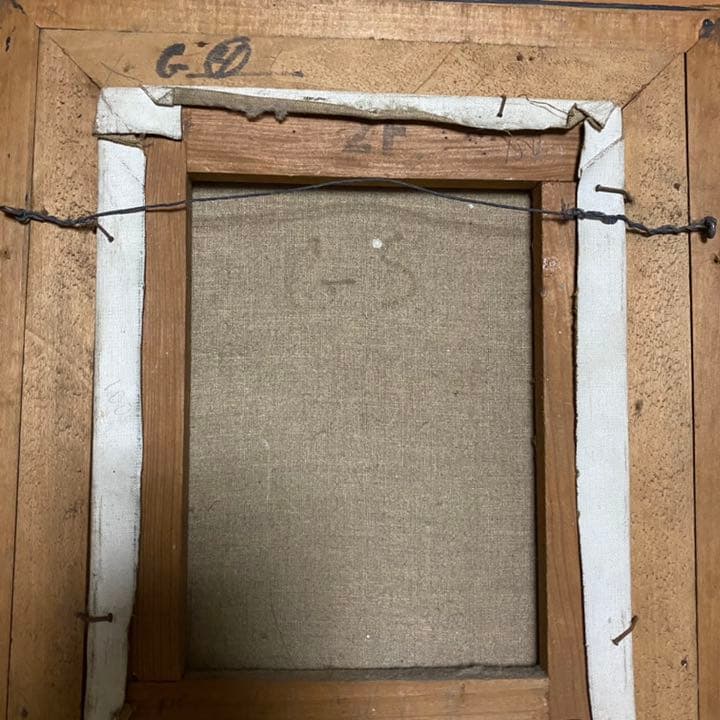 本物　アンリ・ジネステ　油絵　絵画　アンティーク　インテリア　家具　アート