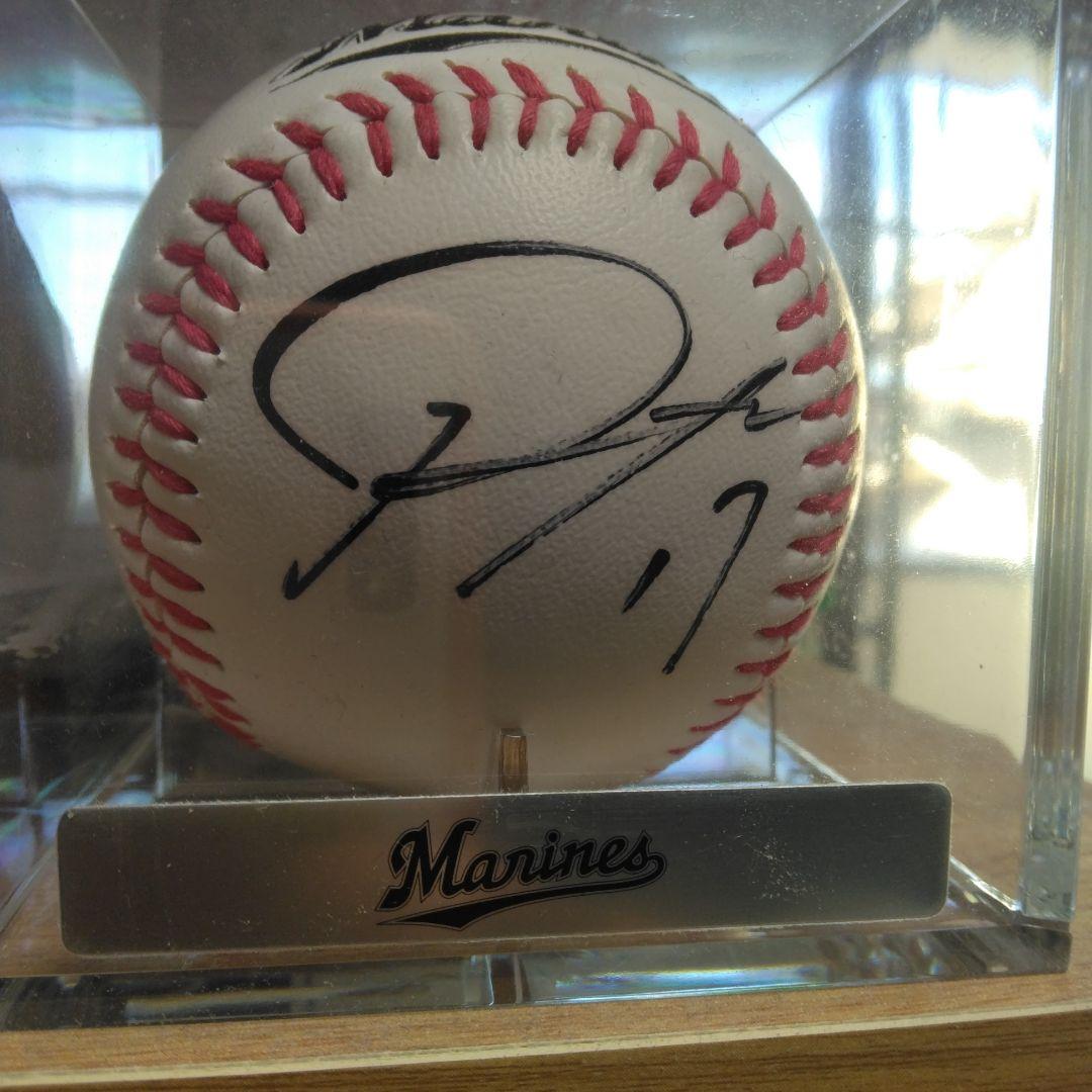 まるあき　佐々木朗希 直筆サインボール