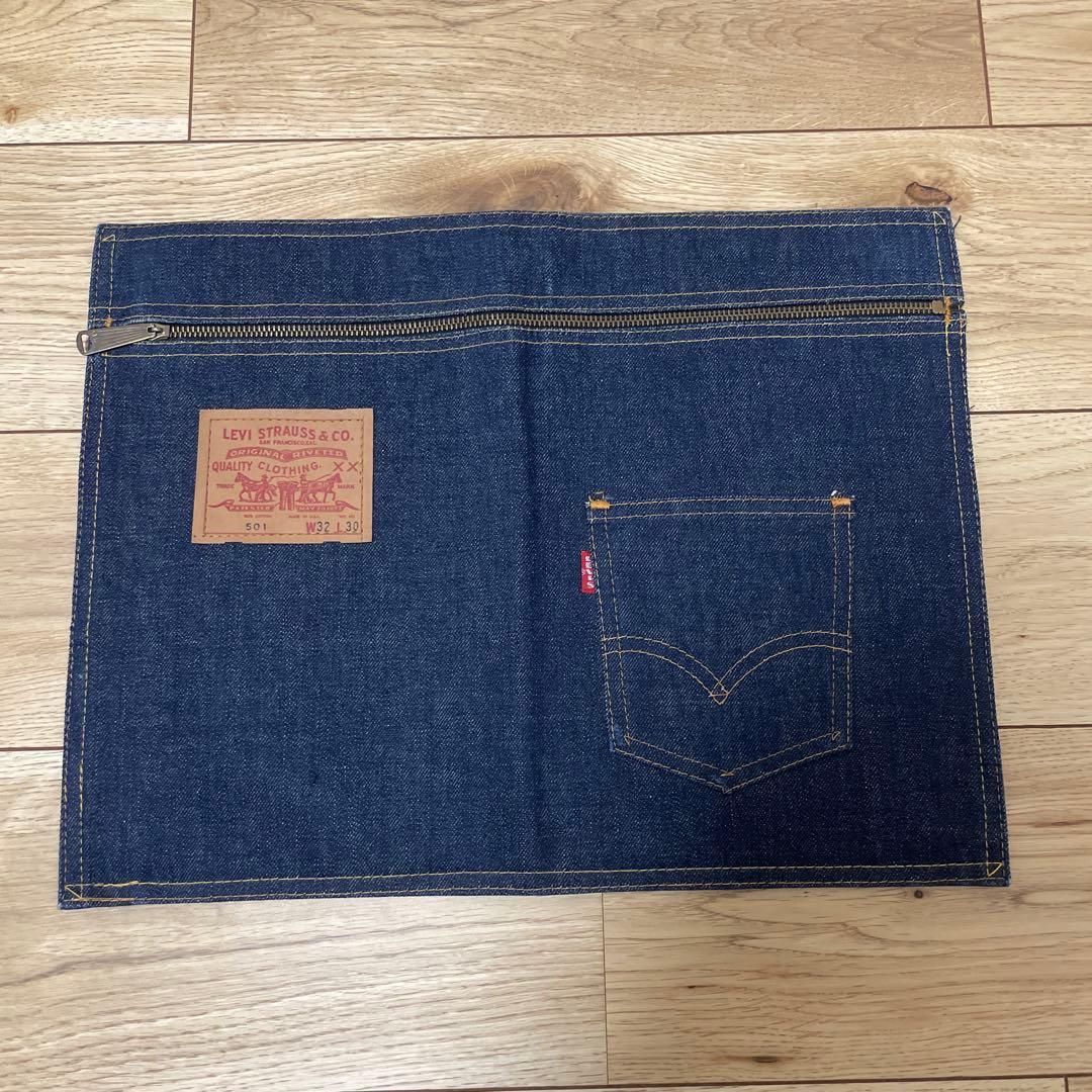 Levi's501 BIGE USA製 デッドストック インテリア タペストリー