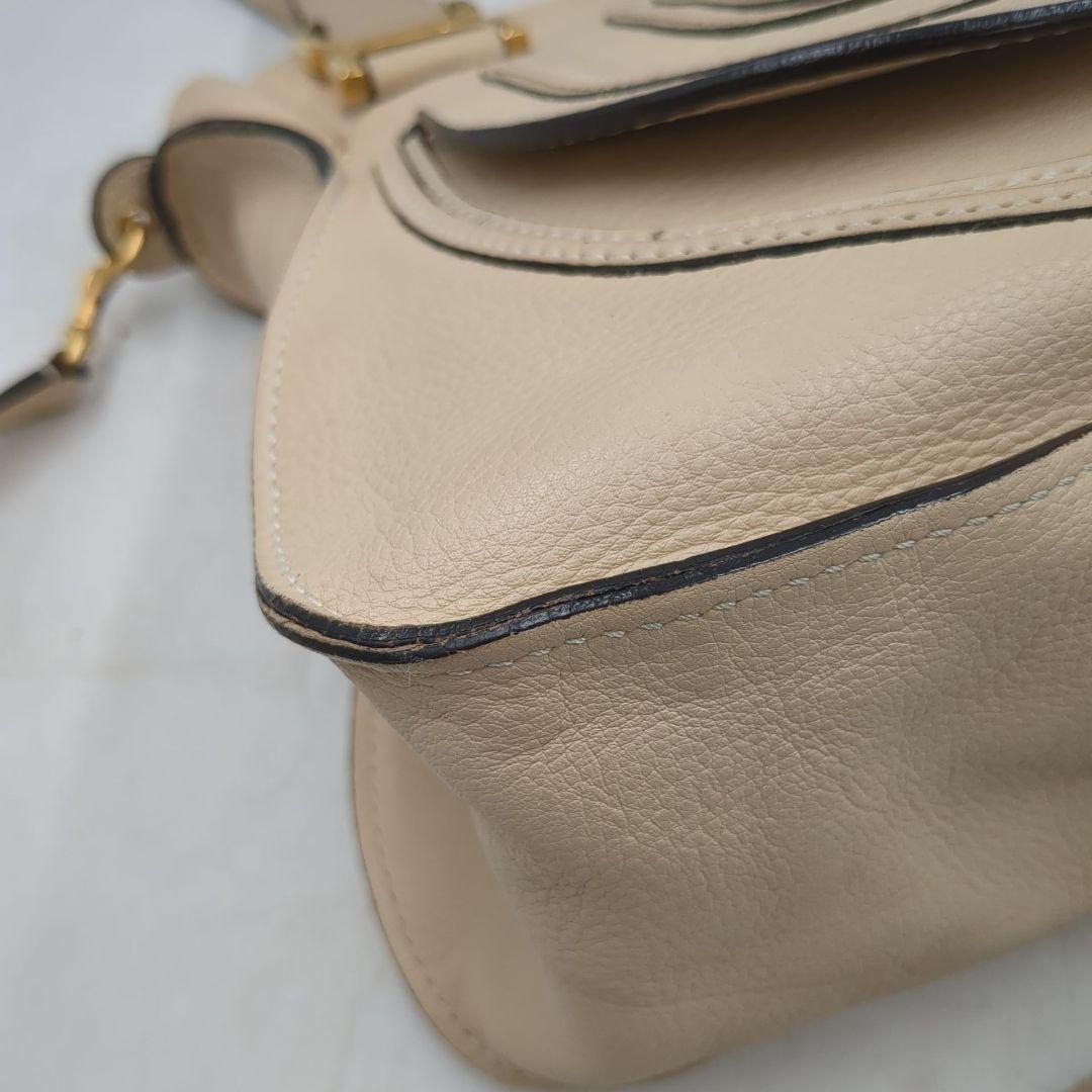 クロエ　マーシー　MARCIE レザー　トート　ハンドバッグ　ベージュ　2way