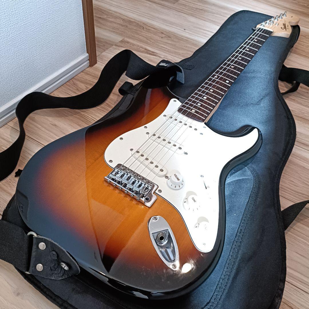 メンテ済｜Squier ストラトキャスター エレキギター サンバースト