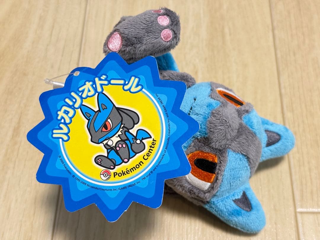 ポケモンセンターオリジナル ルカリオドール 紙タグ付き美品 ポケットモンスター