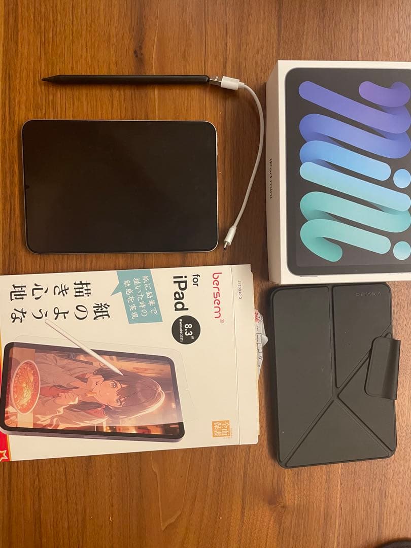 Apple iPad mini 7(シルバー) 本体 + カバー + ペン