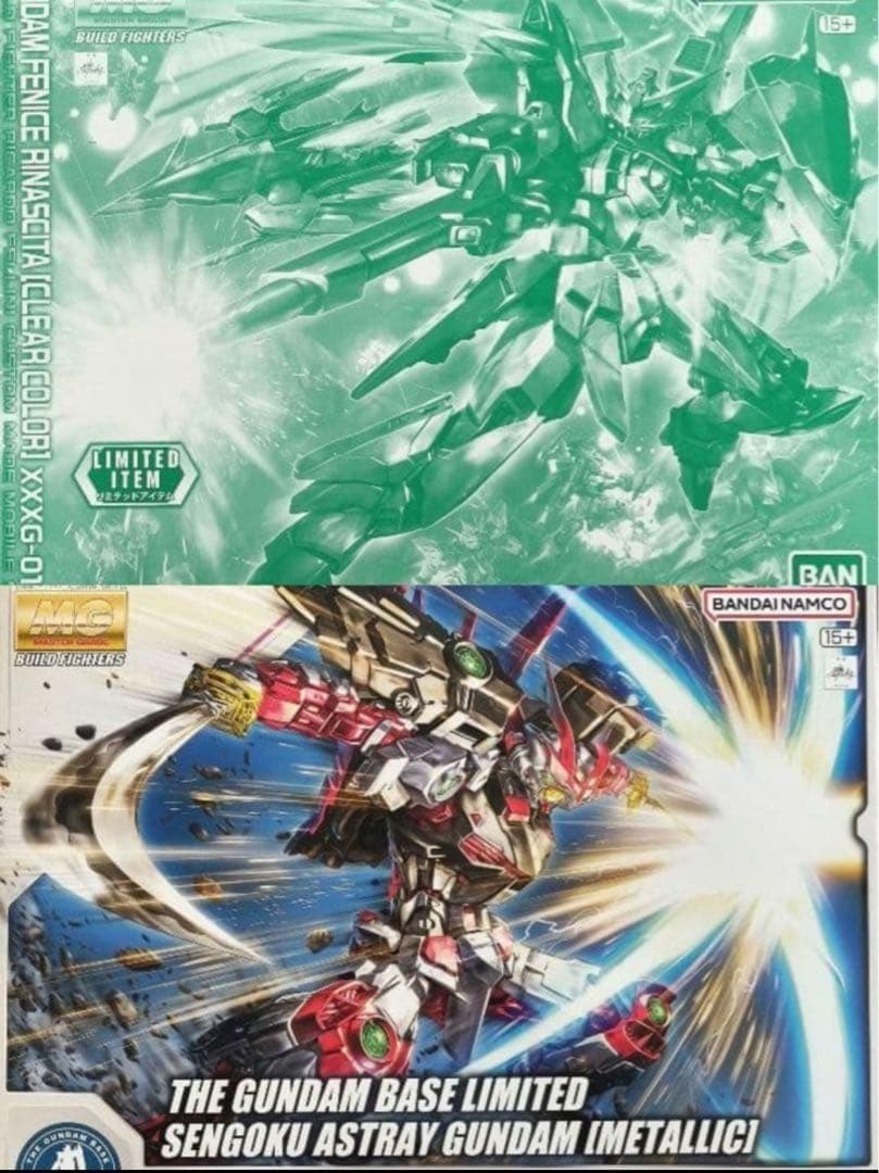 MG 戦国アストレイ メタリック フェニーチェクリア ガンダムベース限定