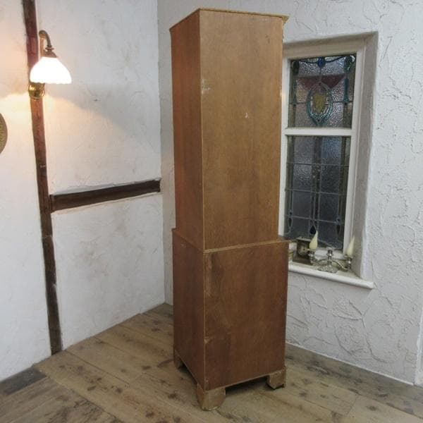 イギリス アンティーク 家具 コーナーキャビネット 飾り棚 英国 6022e