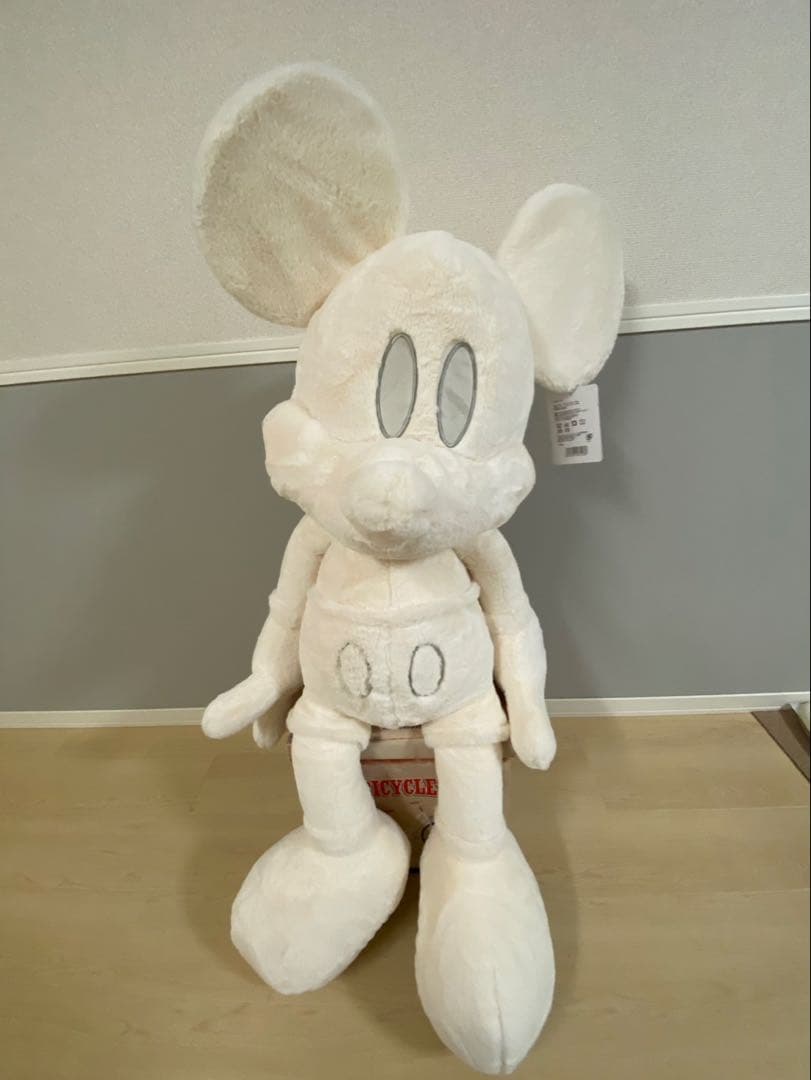 ミッキーマウス ぬいぐるみ 大きめ ホワイト