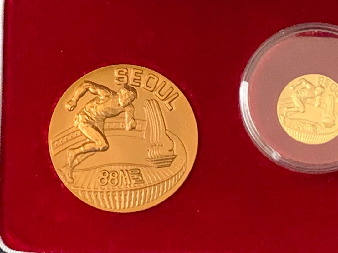 ソウルオリンピック公式参加記念メダル 1988 金銀銅