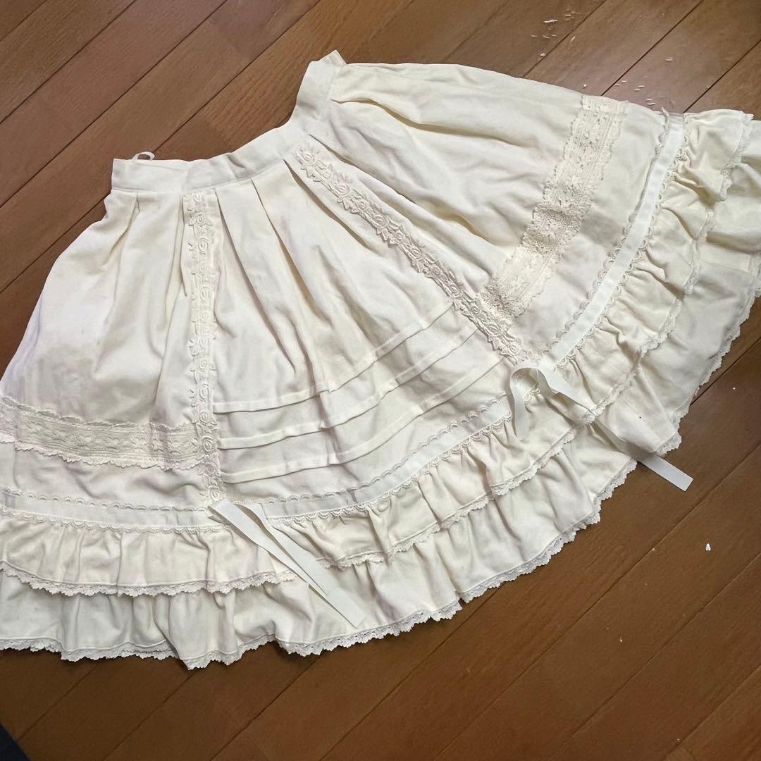 そ*ろ様 ベイビーザスターズシャインブライト スカート 秋冬 別珍 チュール付