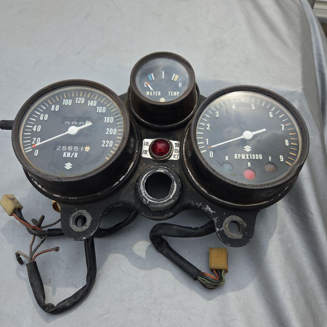 スズキ、GT750、B1、メーター