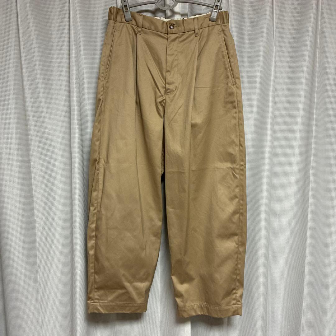 Graphpaper Suvin Chinoワイドテーパードパンツ サイズ1