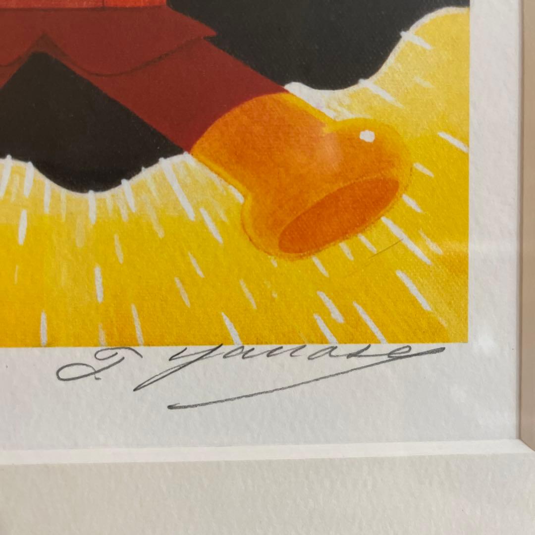 アンパンマン　ジクレー版画　やなせたかし　直筆サイン入り