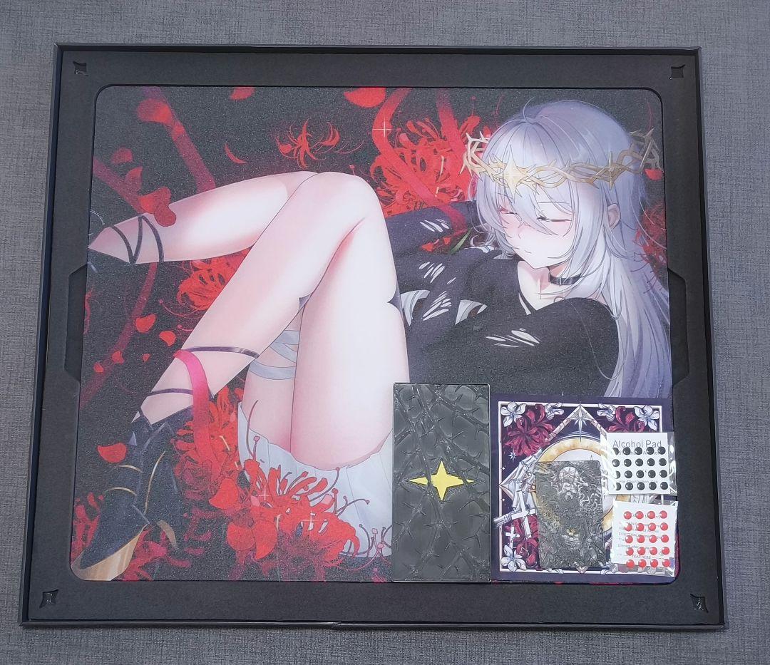 し*ん様 AimStar 花葬 ガラスマウスパッド