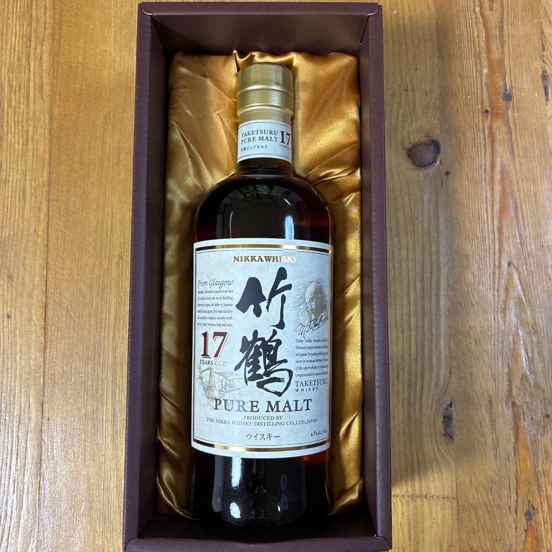 竹鶴 PURE MALT 17年 新品　箱付　ニッカウイスキー　700mm⭐︎