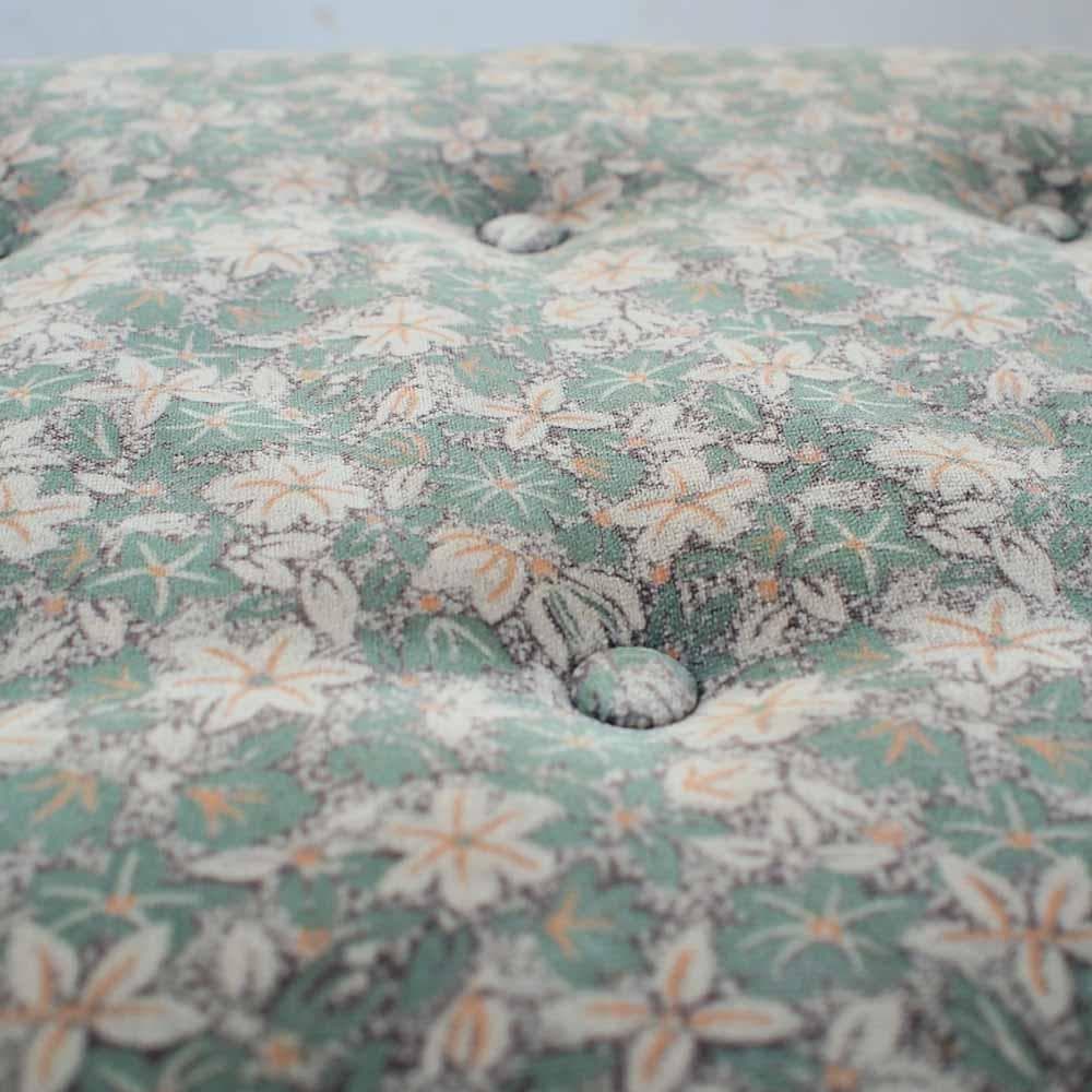 カリモク karimoku コロニアル オットマン 花柄 レトロ ビンテージ