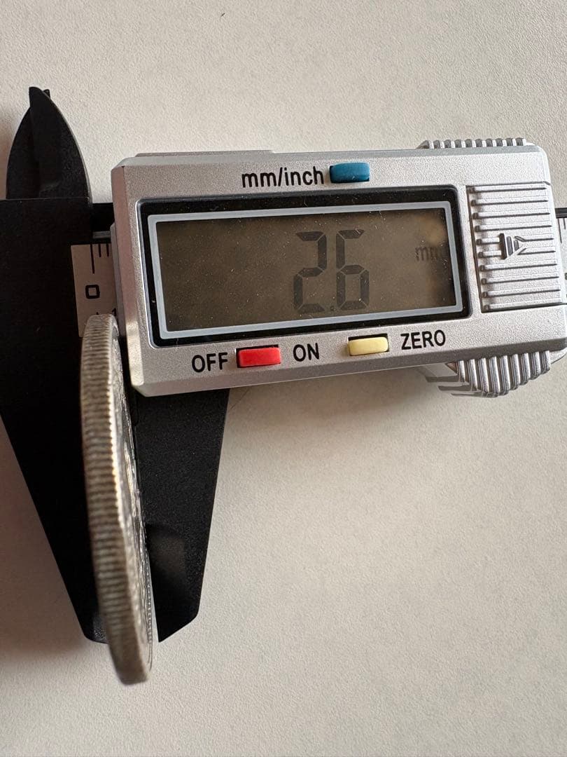 s*e様 【本物保証】　一圓銀貨　丸銀左打　明治23年銘