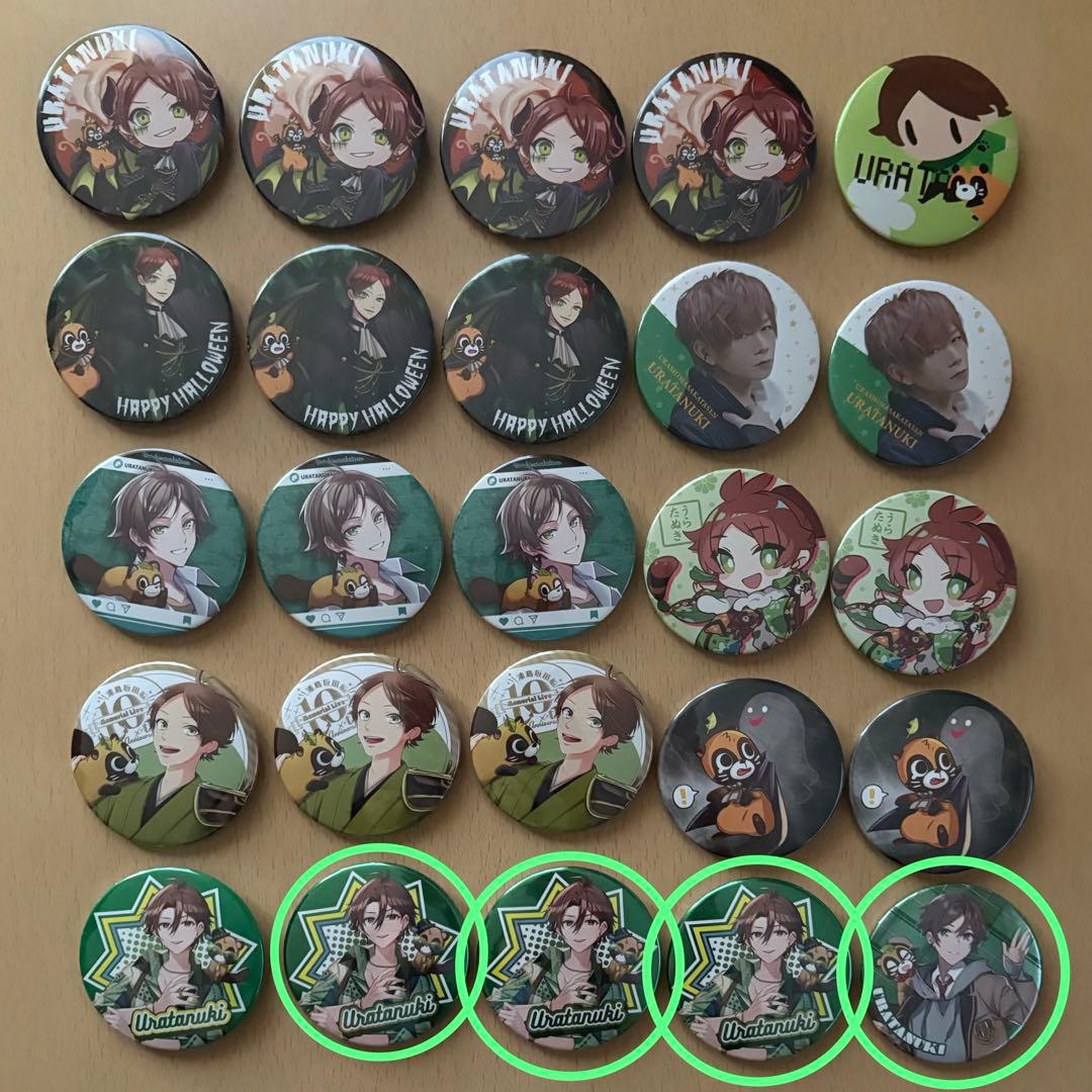 浦島坂田船 うらたぬき 缶バッチ