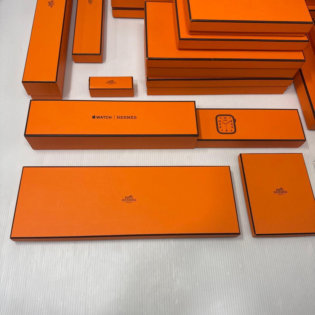 HERMES エルメス 超超大量 空箱 56個 まとめ売り オレンジボックス