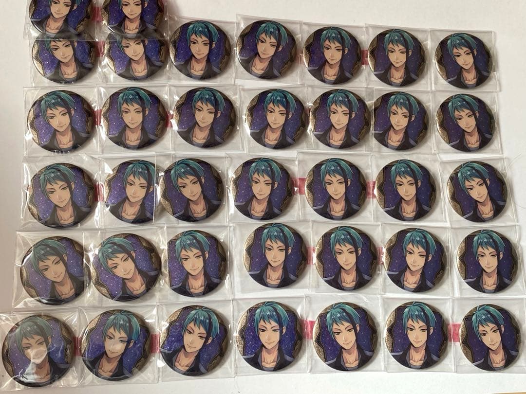 ジェイド リーチ 運動着 缶バッジ 37点セット ツイステ グリッター缶バッジ