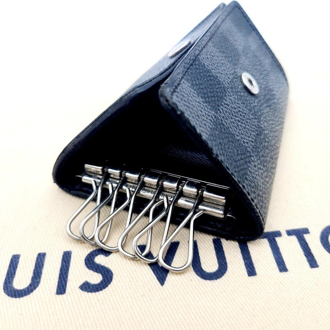 ルイヴィトン ダミエグラフィット キーケース ミュルティクレ6 鍵　N62662