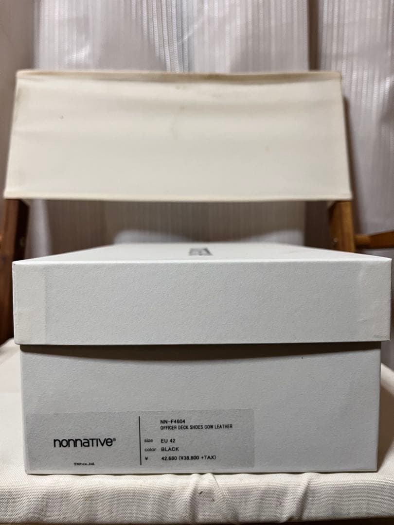 最終値下げ　美品 nonnative 25SSデッキシューズ　27.5cm