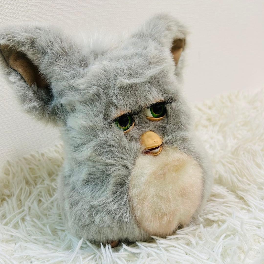 美品！ファービー2 緑目 グリーン グレー