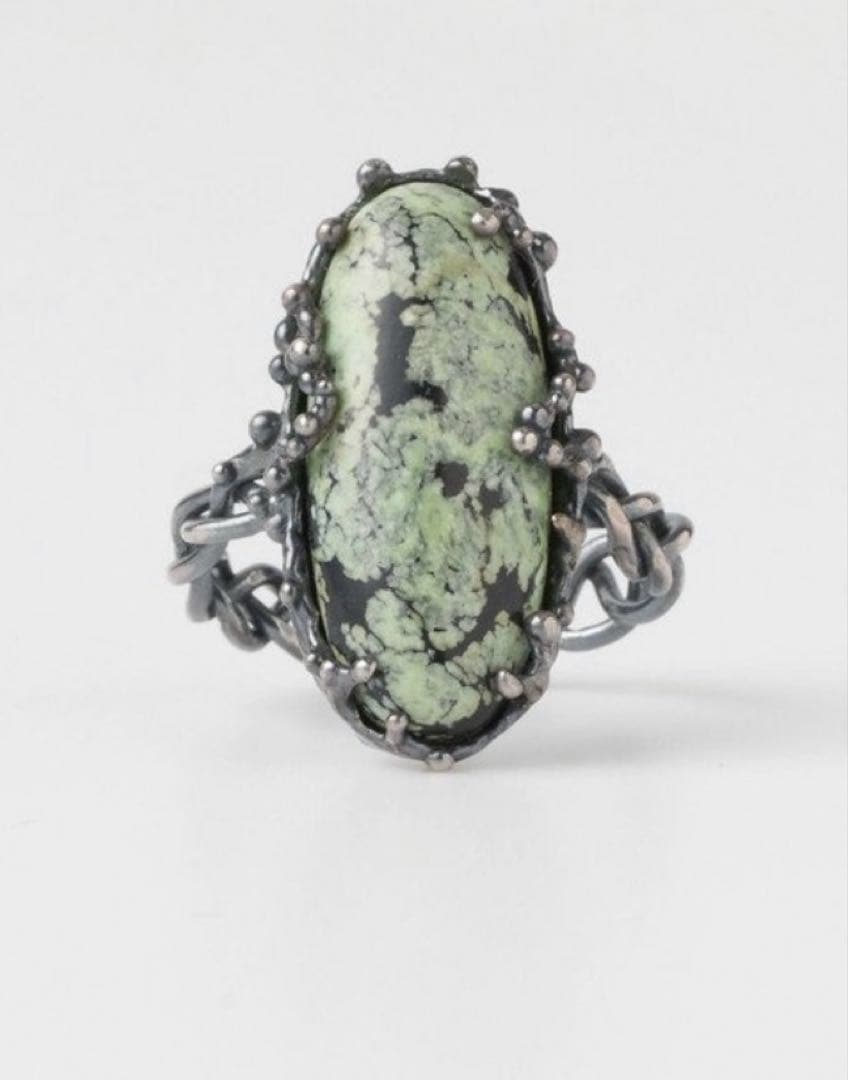 タイムセール　shu shu me ネットトルコ石　リング　11号