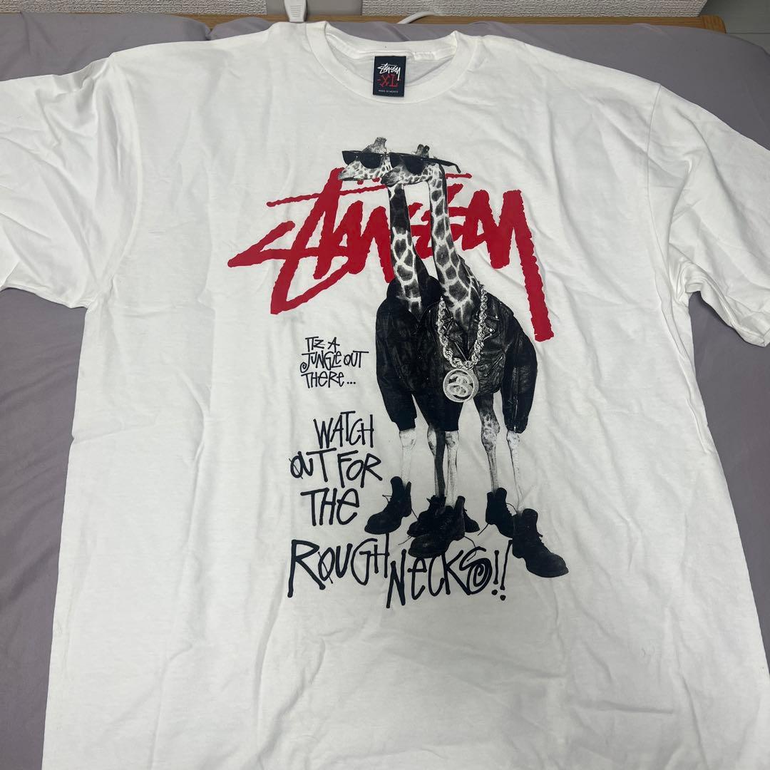 OLD STUSSY ストックロゴ giraffe キリン プリントT 00年代