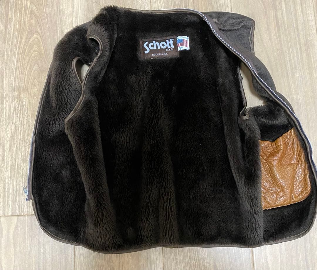 Schottトラッカージャケット AT101 サイズ34 USA製