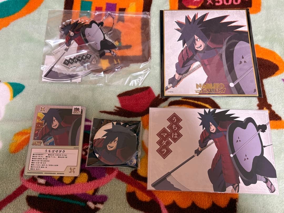 NARUTO うちはマダラ THE GALLERY 20周年記念 缶バッジ 他