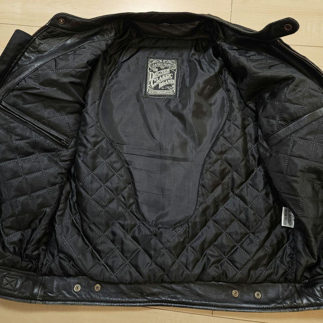 DEGNER デグナー シープレザージャケット ブラック サイズL