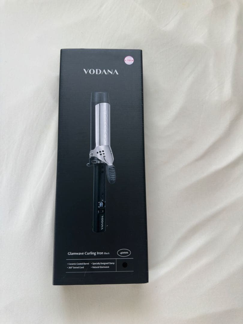 VODANA Glamwave Curling Iron 40mm ブラック