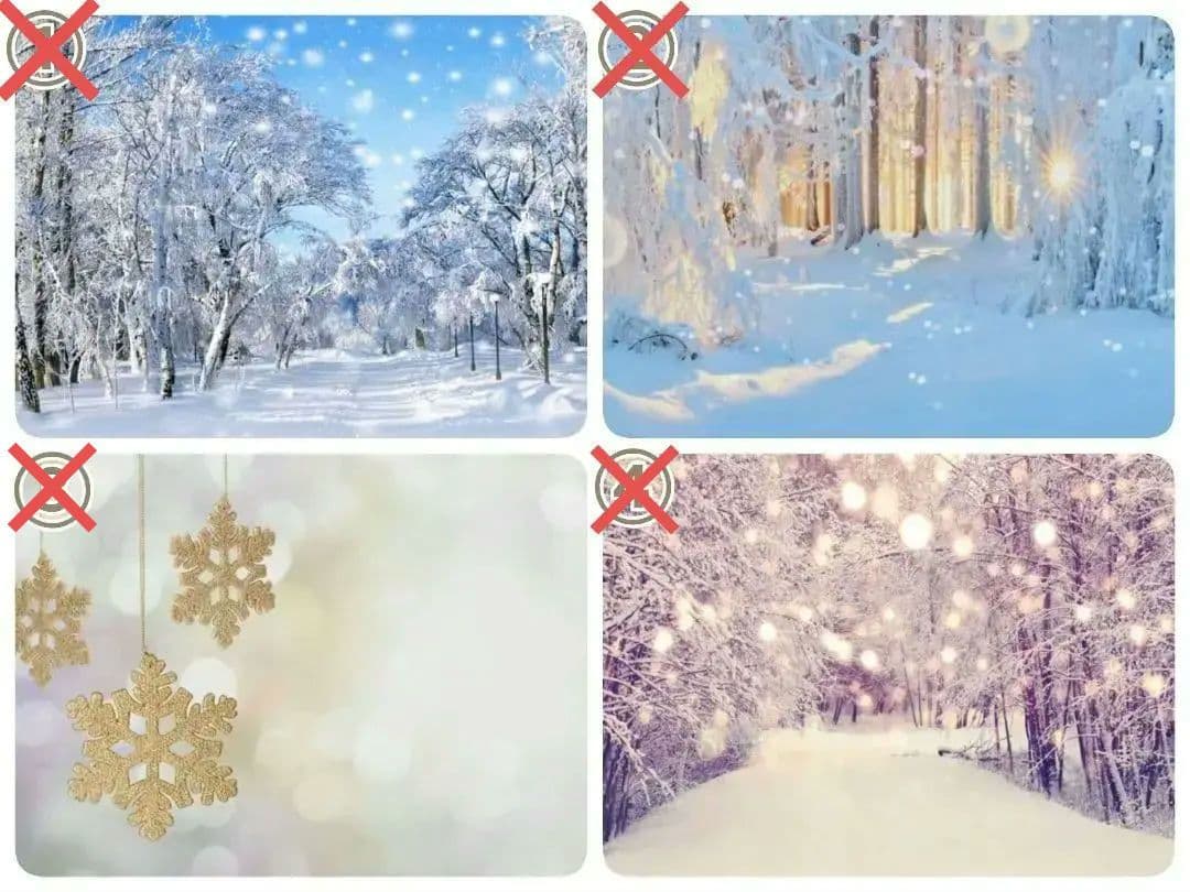 背景布　【　冬D　】サンプル　ペット撮影、ニューボーンフォトなどに♪