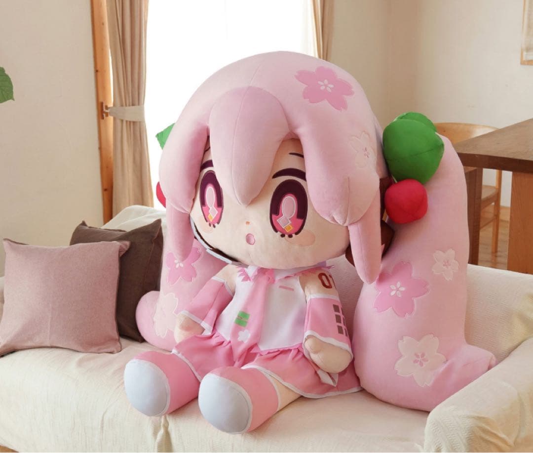 タイトー どきゅーと 桜ミク 超特大ぬいぐるみ
