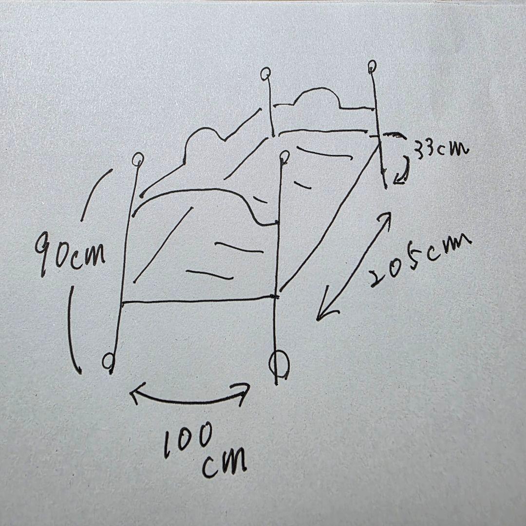 アイアン製シングルベッドフレーム ホワイト