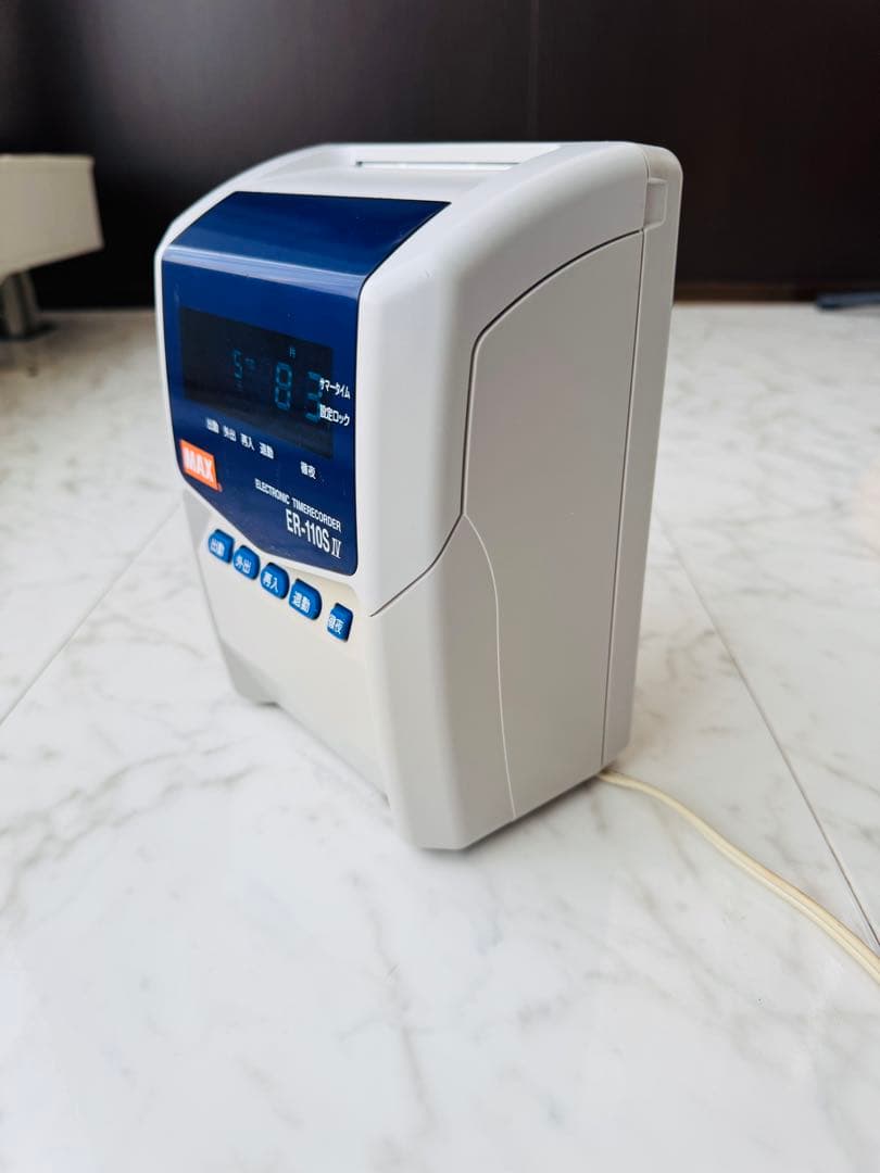 MAXタイムレコーダ ER-110S IV ホワイト