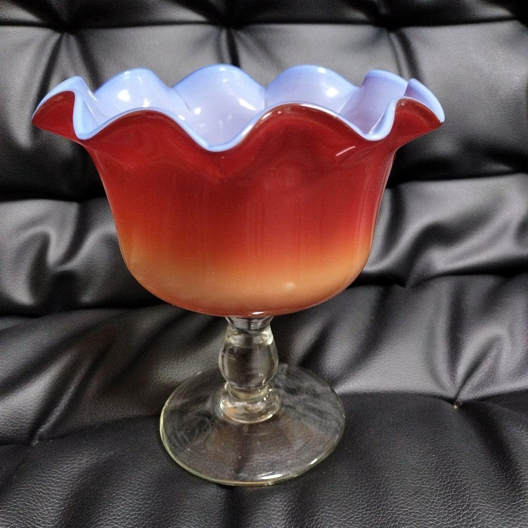 アンティーク 特大 ガラスカップ 氷コップ