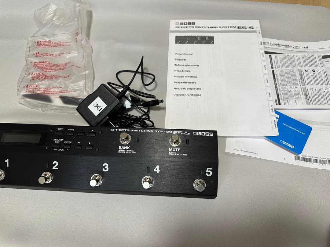 BOSS ES-5 (付属品、外箱全てあり)
