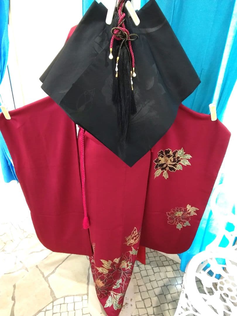 振袖フルセット、正絹振袖成人式、重ね衿、、西陣京の袋帯、襦袢